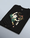 Cat Samurai Ramen Ukiyo-e Unisex Long Sleeve Tee