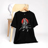 Cat Samurai Sumi-e Japanese Unisex organic t-shirt