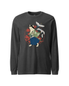 Cat Samurai Funny Ukiyo-e Japanese Unisex Long Sleeve Tee No.4