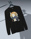 Cat Samurai Funny Ukiyo-e Japanese Unisex Long Sleeve Tee