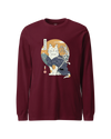 Cat Samurai Funny Ukiyo-e Japanese Unisex Long Sleeve Tee