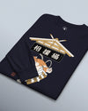 Cat Sumo Japanese Ukiyo-e Unisex Long Sleeve Tee