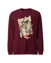 Cat Brand Music Japan Ukiyo-e Unisex Long Sleeve Tee