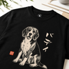 Personalized Japanese Pet Portrait Classic Organic T-Shirt - Samurai Original