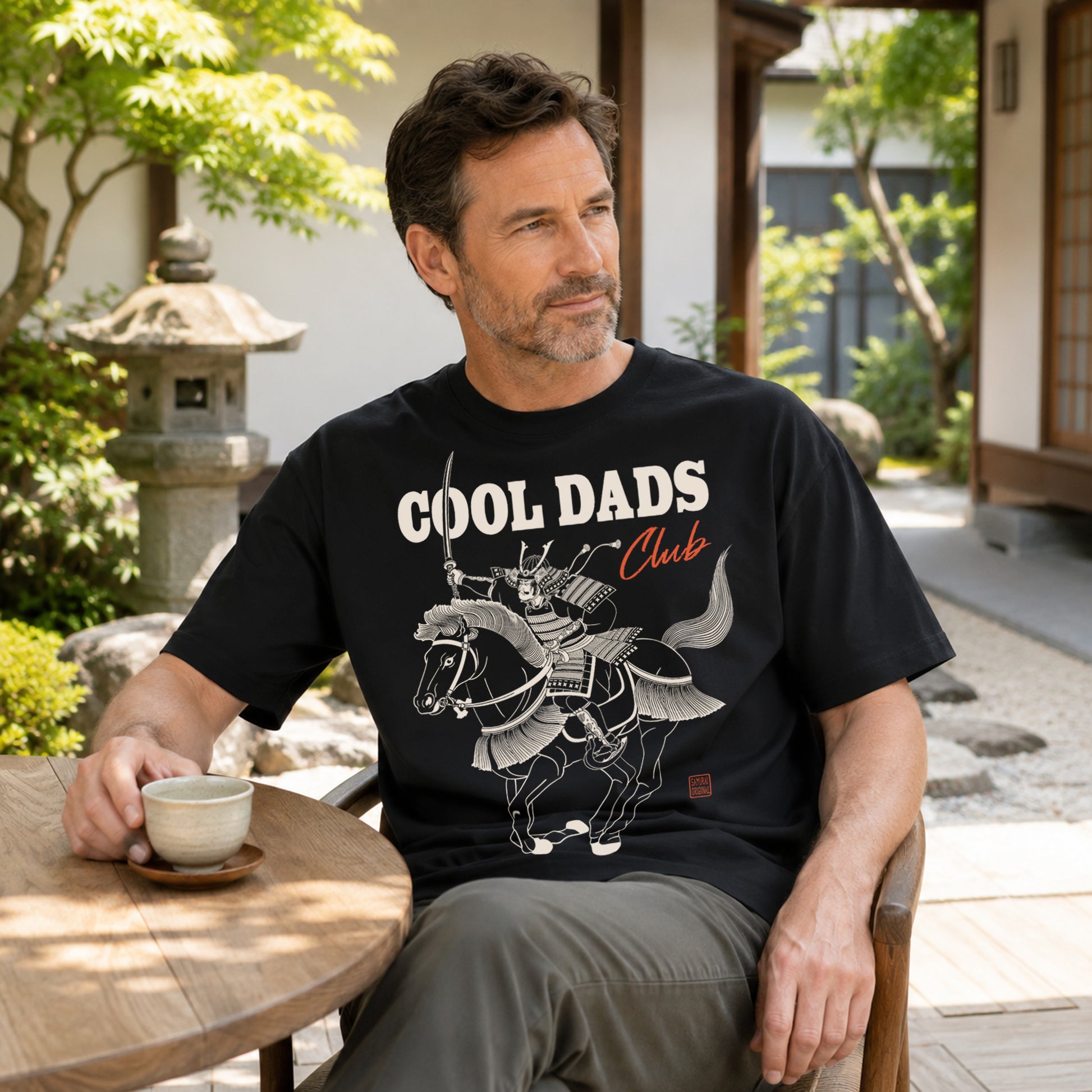 Cool Dads Club Samurai Edition Organic T-Shirt - Samurai Original