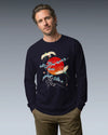 Crane Bird Japanese Ukiyo-e Unisex Long Sleeve Tee - Samurai Original