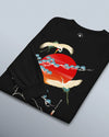 Crane Bird Japanese Ukiyo-e Unisex Long Sleeve Tee - Samurai Original