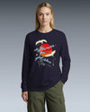 Crane Bird Japanese Ukiyo-e Unisex Long Sleeve Tee - Samurai Original
