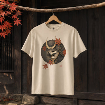 Crimson Autumn Samurai Organic T-Shirt