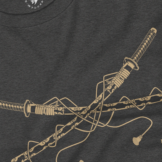 Crossed Samurai Katana Unisex Long Sleeve Tee - Samurai Original