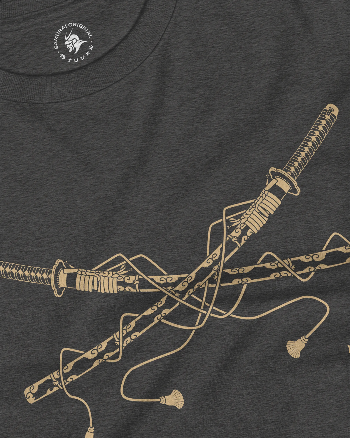 Crossed Samurai Katana Unisex Long Sleeve Tee - Samurai Original