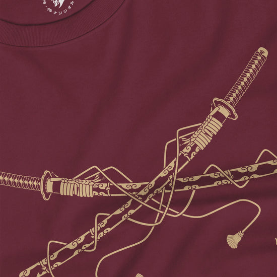 Crossed Samurai Katana Unisex Long Sleeve Tee - Samurai Original