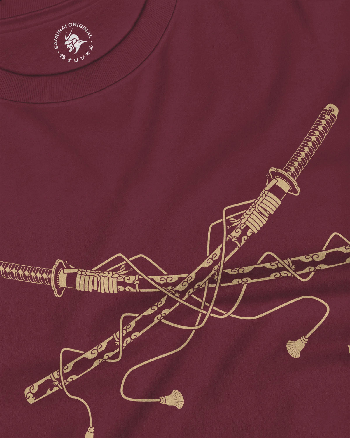 Crossed Samurai Katana Unisex Long Sleeve Tee - Samurai Original