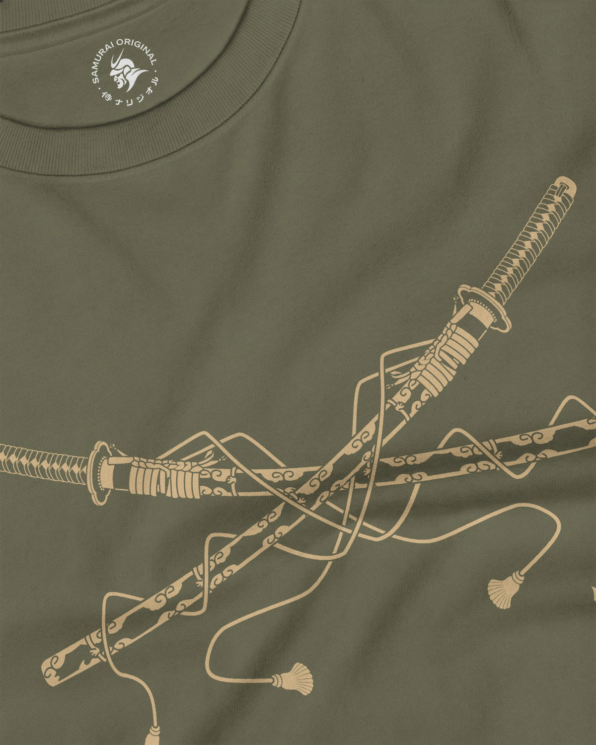Crossed Samurai Katana Unisex Long Sleeve Tee - Samurai Original