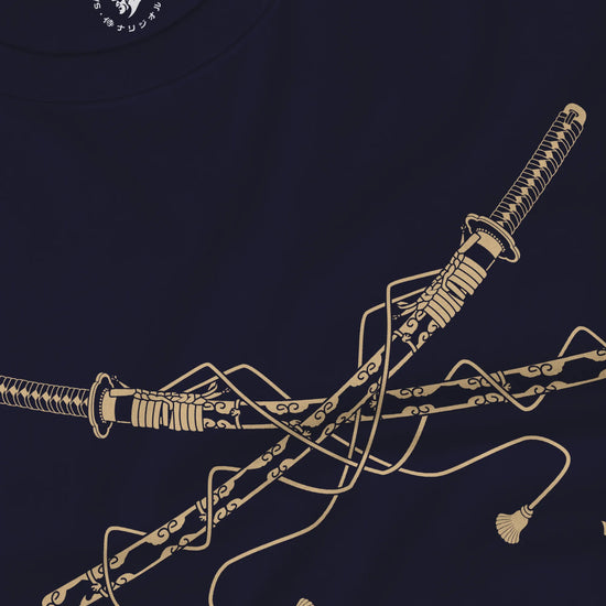 Crossed Samurai Katana Unisex Long Sleeve Tee - Samurai Original