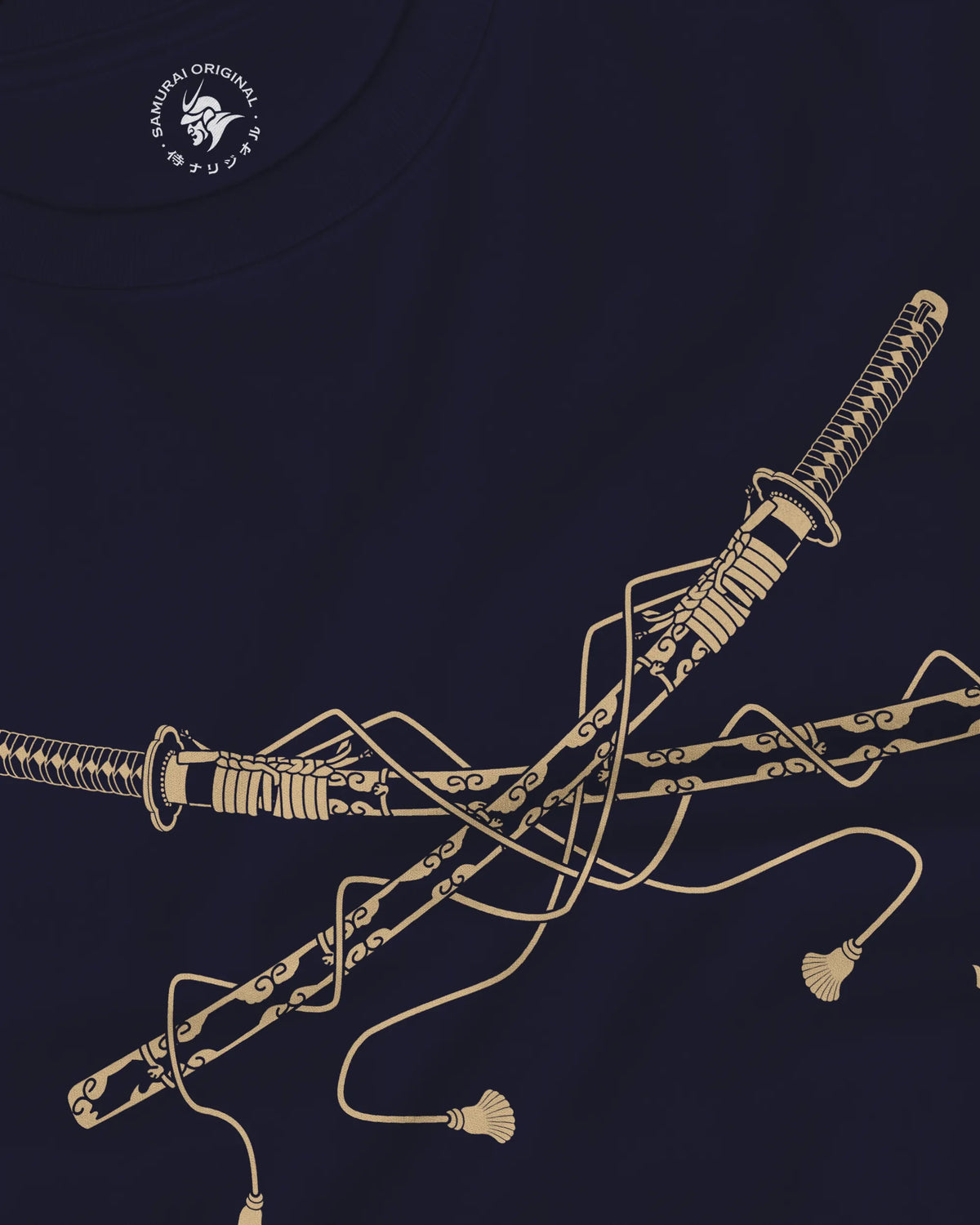 Crossed Samurai Katana Unisex Long Sleeve Tee - Samurai Original