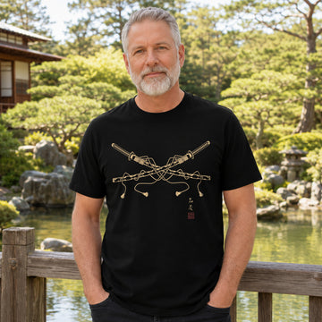 Crossed Samurai Katana Organic T-Shirt