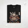 Custom Portrait Samurai Ukiyo-e Cat & Dog Unisex organic t-shirt
