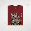 Custom Portrait Samurai Ukiyo-e Cat & Dog Unisex organic t-shirt