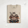Custom Portrait Samurai Ukiyo-e Cat & Dog Unisex organic t-shirt