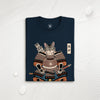 Custom Portrait Samurai Ukiyo-e Cat & Dog Unisex organic t-shirt