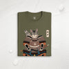 Custom Portrait Samurai Ukiyo-e Cat & Dog Unisex organic t-shirt
