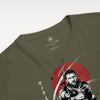 Custom Portrait Samurai Sumi-e Unisex organic t-shirt