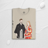 Custom Portrait Wedding Unisex organic t-shirt