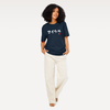 Custom Japanese Brushstroke Name & Birth Year Organic T-shirt