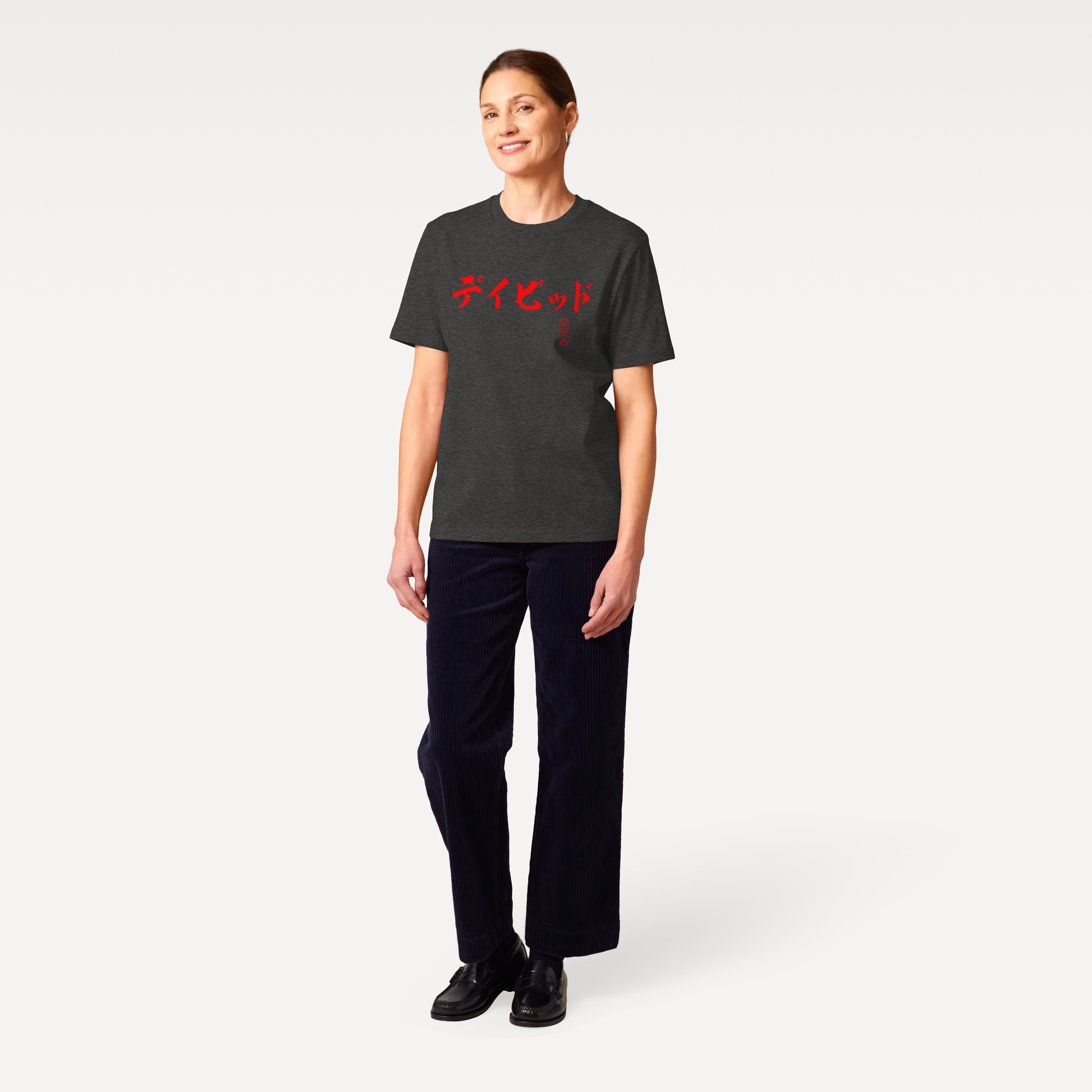 Custom Name & Birth Year Organic T-shirt - EU Edition - Samurai Original