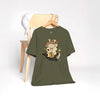 Custom name Maneki Neko Unisex organic t-shirt No.1