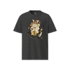 Custom name Maneki Neko Unisex organic t-shirt No.1