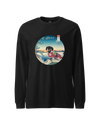 Dachshund Dog Funny Japanese Ukiyo-e Unisex Long Sleeve Tee