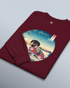 Dachshund Dog Funny Japanese Ukiyo-e Unisex Long Sleeve Tee