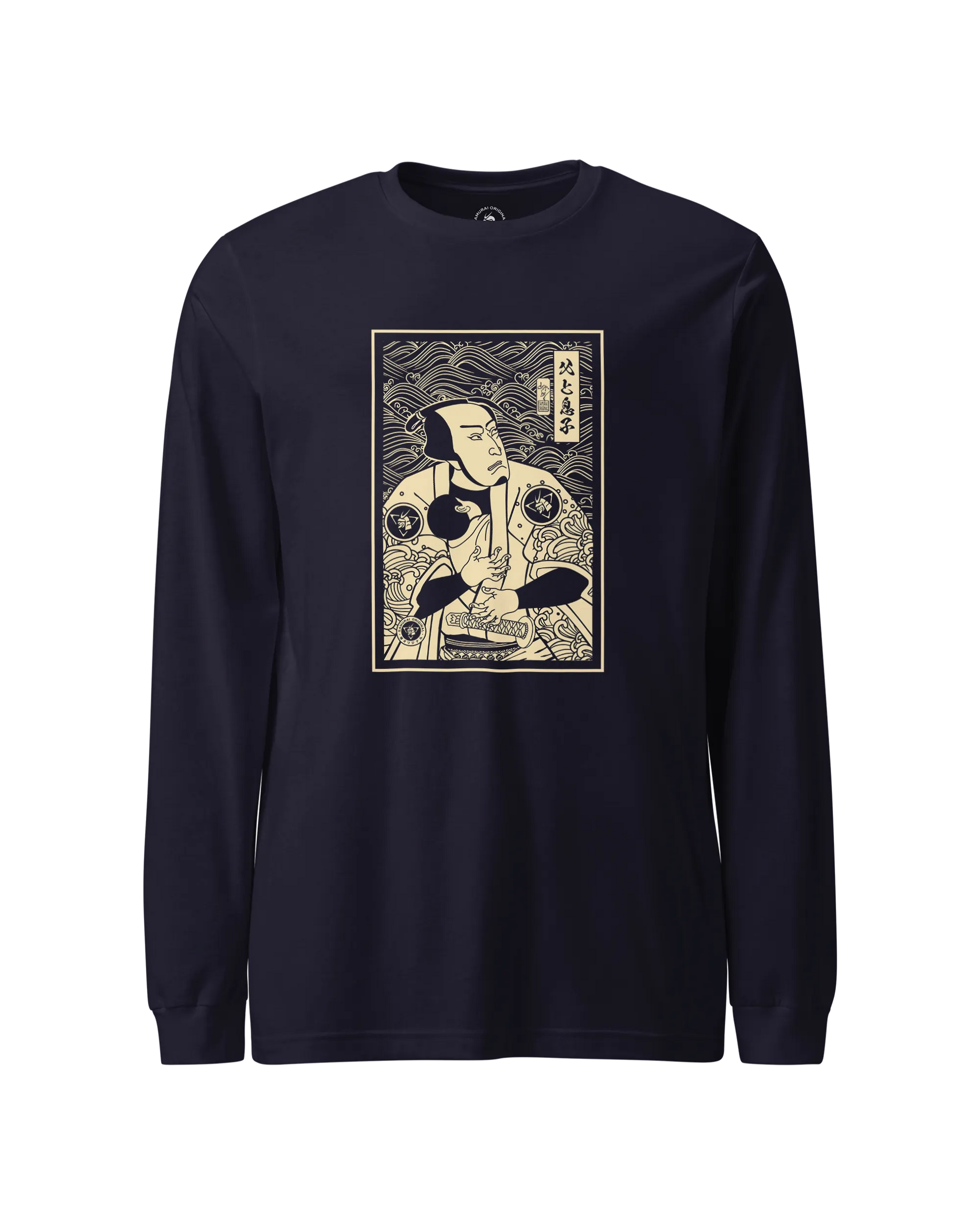 Dad Is Also Mom Love Family Unisex Long Sleeve Tee Navy - Samurai Original