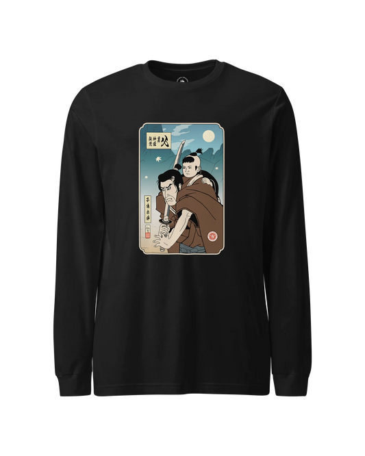 Daddy Shogun Assassin Ukiyo-e Unisex Long Sleeve Tee