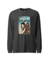 Daddy Shogun Assassin Ukiyo-e Unisex Long Sleeve Tee Dark Grey Heather - Samurai Original