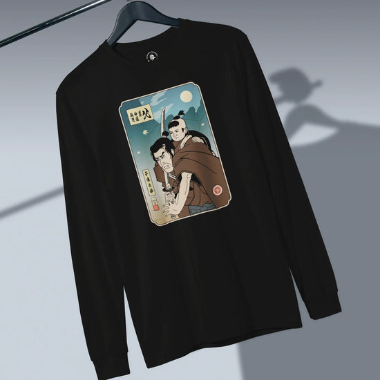 Daddy Shogun Assassin Ukiyo-e Unisex Long Sleeve Tee - Samurai Original