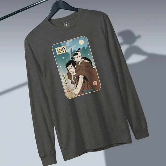 Daddy Shogun Assassin Ukiyo-e Unisex Long Sleeve Tee - Samurai Original