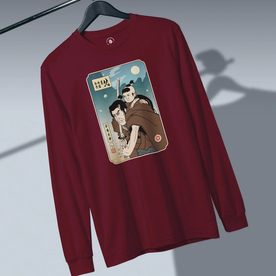 Daddy Shogun Assassin Ukiyo-e Unisex Long Sleeve Tee - Samurai Original