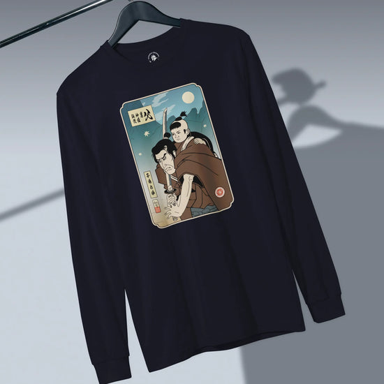 Daddy Shogun Assassin Ukiyo-e Unisex Long Sleeve Tee - Samurai Original