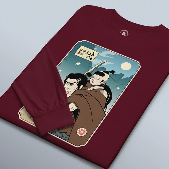 Daddy Shogun Assassin Ukiyo-e Unisex Long Sleeve Tee - Samurai Original