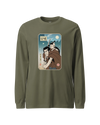 Daddy Shogun Assassin Ukiyo-e Unisex Long Sleeve Tee Military Green - Samurai Original