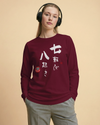 Daruma Fall 7 Stand 8 Unisex Long Sleeve Tee - Samurai Original