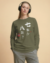 Daruma Fall 7 Stand 8 Unisex Long Sleeve Tee - Samurai Original