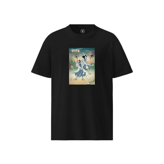 Doctor Nurse vs Virus Ukiyo-e Unisex organic t-shirt