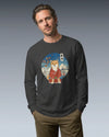 Dog Shiba Inu Funny Japanese Ukiyo-e Unisex Long Sleeve Tee - Samurai Original