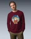 Dog Shiba Inu Funny Japanese Ukiyo-e Unisex Long Sleeve Tee - Samurai Original