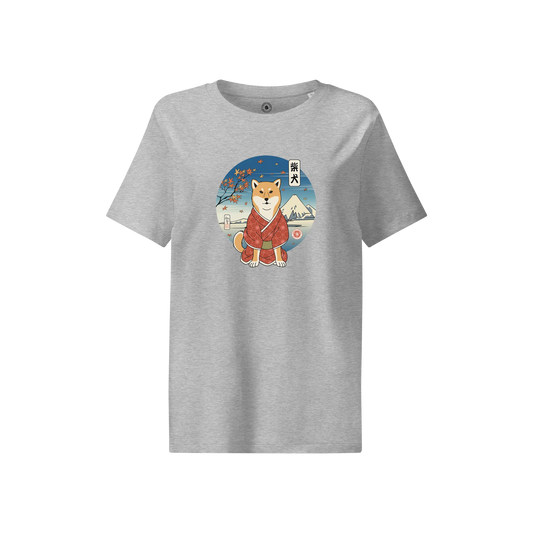 Dog Shiba Inu Ukiyo-e Women’s organic t-shirt