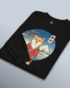 Dog Shiba Inu Funny Japanese Ukiyo-e Unisex Long Sleeve Tee - Samurai Original